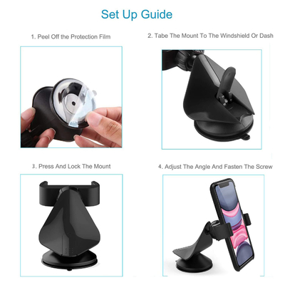 Car Phone Mount Holder For Car Dashboard Windshield Air Vent