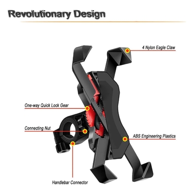 Universal GPS Motorcycle Phone Holder Waterproof 6.5 inch Adjustable