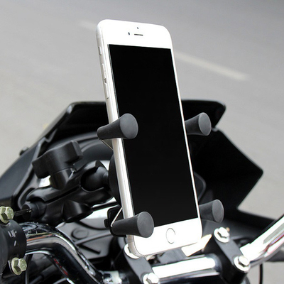 Adjustable Handlebar Motorbike Phone Mounts For 3 Inch 7 Inch Cell Phone