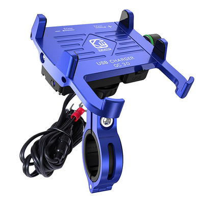 GPS MP4 Waterproof Motorcycle Phone Mount With Charger 6V 3A