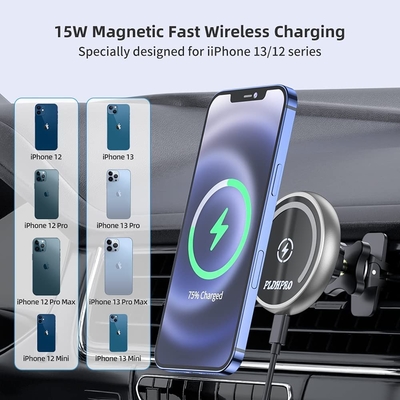 IPhone 13 MagSafe Magnetic Wireless Car Charger 15W For Air Vent