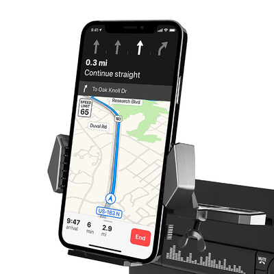 Hands Free Car CD Slot Phone Holder Screw Locked Base For IPhone 13