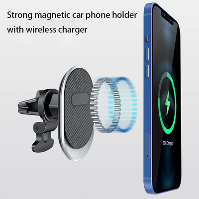 Magnetic Wireless Charging Car Mount Air Vent Non Slip Design